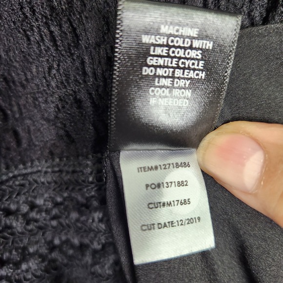 Torrid Dress Womens 10/00 Black Lace Asymmetric Flutter Sleeve Whimsigoth Party - Picture 9 of 12